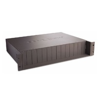 TP-Link MC1400 19' 2U Rackmount Chassis for 14-Slot Media Converters, Redundant Power Supply, Hot-Swappable, Mounted,Two Cooling Fans