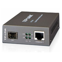 TP-Link MC220L Gigabit Single & Multi-Mode SFP Media Converter - IEEE 802.3ab/802.3z, 0.55km Multi-mode, 10km Single-Mode