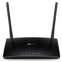 TP-Link TL-MR6400 N300 Wireless N 3G/4G LTE Router 2.4GHz (300Mbps) 802.11bgn 3x100Mbps LAN 1x 100Mbps 4G SIM Slot, Band5&Band28