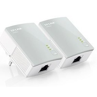 TP-Link TL-PA411 KIT AV600 Nano Powerline Adapter Starter Kit HomePlug AV 1x100Mbps LAN 300m Range Miniature Design Plug & Play (LS)