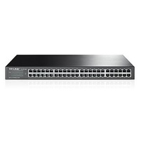 TP-Link TL-SF1048 48-Port 10/100Mbps Rackmount Switch energy-efficient Supports MAC 19-inch rack-mountable steel case 100% Data filtering