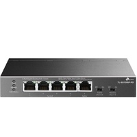 TP-Link TL-SG1005P-PD 5-Port Gigabit Desktop PoE+ Switch with 1-Port PoE++ In and 4-Port PoE+Out