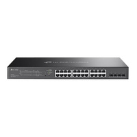 TP-Link SG2428LP Omada 28-Port Gigabit Smart Switch with 16-Port PoE+, 16× Gigabit 802.3af/at PoE+ ports, 8× Gigabit non-PoE RJ45 ports and 4× Gigabit