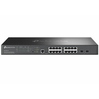 TP-Link SG3218XP-M2, Omada 16-Port 2.5G and 2-Port 10GE SFP+ L2+ Managed Switch with 8-Port PoE+