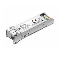 TP-Link 1000Base-BX WDM Bi-Directional SFP Module (TL-SM321A-2) TX: 1550nm, RX: 1310nm, Up to 2KM Transmission Distance, LC Simplex