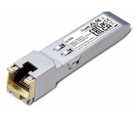 TP-Link TL-SM5310-T 10G BASE-T RJ45 SFP+ Module, Transmit data up to 30m* at 10 Gbps, Support DDM, Support TX Disable function, Metallic EnclosuRR