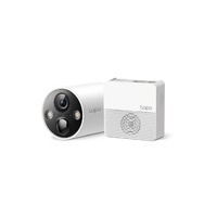 TP-Link Tapo C420S1 Smart Wire-Free Security Camera System, 1-Camera System, 2K (2560x1440) 4MP, 2.4 GHz, 5200mAh rechargeable lithium-ion battery, Su