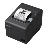 EPSON TM-T82III Thermal Direct Receipt Printer, USB/Ethernet Interface, Max Width 80mm, Includes AC Adapter, Black