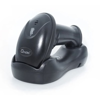 Oxhorn Wireless 2.4G Bluetooth 5.0 2D Barcode Scanner Commercial Grade USB Fast reliable Plug&Play 5V 1A  Sensor Pixel rechargeable battery Black