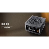Antec CSK550DC 80+ Bronze 115V, Continuous Power, DC to DC, Flat Cables, 5Yrs Warranty. CircuitShield Protections, Thermal,Reliable Value Power Supply