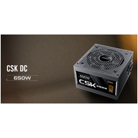 Antec CSK650DC 80+ Bronze 115V, Continuous Power, DC to DC, Flat Cables, 5Yrs Warranty. CircuitShield Protections, Thermal,Reliable Value Power Supply