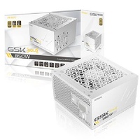 Antec GSK850 V2 WH 80+ Gold Fully Modular - WHITE, 850W, ATX 3.1, 140×150×86mm, 120mm fan, PCIE 5.1, 12VHPWR, OCP/OVP/UVP/SCP/OTP, 7Y warranty.