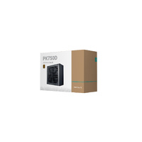 DeepCool PK750D 750W 80+ Bronze Power Supply Unit, 120mm Fan, Taiwan Capacitor, DC to DC, ATX12V V2.4, 100,000 MTBF, 85% Efficiency  5YW