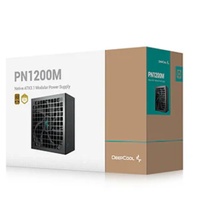 Deepcool PN1200M  Black Power Supply Unit, 135mm Fan, Japanese Bulk Capacitor, Active PFC + Half Bridge SRC LLC + DC to DC, ATX12V V3.1