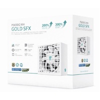 DeepCool PS650G WH 650W Gamer Storm SFX ,Full Japanese Electrolytic Capacitors, Cybenetics Platinum /PPLP Gold, Fluid Dynamic Bearing