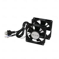LDR 2 Way Fan Kit - 2x Fans - Black - For Installation in LDR Hinged & Single Section Racks