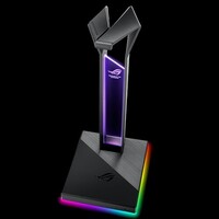 ASUS ROG THRONE/AS Gaming Headset Stand With 7.1 Surround Sound, Dual USB 3.1 Ports, Optimised Arc Design, Non-Slip, Aura Sync RGB