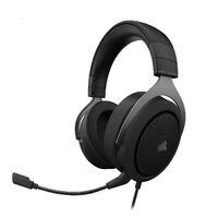 Corsair HS60 HAPTIC Carbon Stereo Gaming Headset with Haptic Bass - Black with Camouflage Black and White Cover. Headphone. (LS)