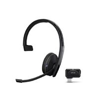 EPOS Adapt 231 Mono Bluetooth Headset, Works with Mobile / PC, Microsoft Teams and UC Certified, upto 27 Hour Talk Time, Folds Flat, 2Yr -Inc USB Apat