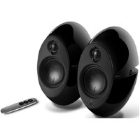 Edifier E25HD LUNA HD Bluetooth Speakers Black - BT 4.0/3.5mm AUX/Optical DSP/ 74W Speakers/ Curved design/Dual 2x3 Passive Bass/Wireless Remote (LS)