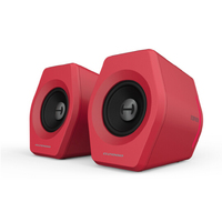 Edifier G2000 Gaming 2.0 Speakers System - Bluetooth V4.2/ USB Sound Card/ AUX Input/RGB 12 Light Effects/ 16W RMS Power Red