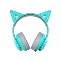 Edifier G5BT Cat Turquoise Hi-Res Bluetooth Gaming Headset with Hi-Res, Low Latency 45ms (+5ms), RGB Lighting, Multi-Mode, Bluet