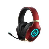 Edifier  GX Hi-Res Gaming Headset with Hi-Res, Dual Noise Cancelling Microphone, Multi-Mode, 3.5mm AUX, USB 3.0, USB-C Connection - Red