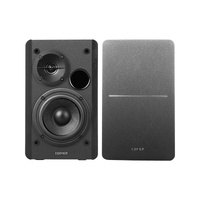 Edifier R1280T Lifestyle Bookshelf Speakers Black - 3.5mm AUX/Dual RCA, 42W,  MDF Wooden Enclosure