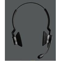 Jabra Biz 2300 Duo UC USB-A Corded Headset, HD Voice, Air Shock Microphone, Freespin, Talk in Comfort, Wired Headsets, PeakStop