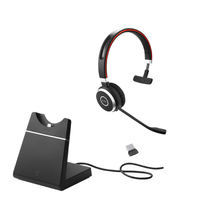 Jabra Evolve 65 UC Mono Wireless Headset, Includes Charging Stand, With Bluetooth & NFC technology,2ys Warrenty