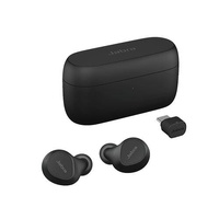 Jabra, Evolve2, Buds, UC, USB-C, Professional, Pocketable Calls.True Wireless Earbuds engineered for Hybrid Working, 8 Hours Battery, 33with Case, ANC