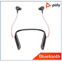 Plantronics/Poly Voyager B6200 UC headset, Bluetooth, ANC, Vibration signals calls/alerts, Premium Hi-fi stereo, SoundGuard, upto 16 hrs listen,9 hrs