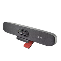 Poly Studio R30: USB Audio/Video Bar, with auto-track 120-deg FOV 4K Camera, Integrated speaker and microphone, Wi-Fi device management, monitor clamp