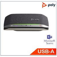 Plantronics/Poly Sync20, Teams, Personal USB-A/BT Smart Speakerphone, Multi-Mics Array, Bass Reflex System, Dust & Water Resistance, Status Light