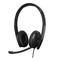 EPOS | On-ear double-sided USB-A headset in-line call control. Certified for Microsoft Teams and optimised for UC. Active Noise Cancellation.