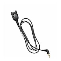 EPOS | Sennheiser DECT/GSM Cable: EasyDisconnect with 100 cm cable to 2.5mm - 3 Pole jack plug To use with a DECT & GSM phone featuring a 2.5 mm - 3 p