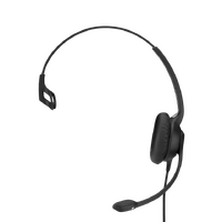 EPOS | Sennheiser SC230 Wide Band Monaural headset with Noise Cancelling mic - high impedance for standard phones, Easy D  -  Requires Easy Disconnect
