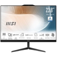 MSI Modern AM242P 1M-1832AU, Black, 23.8' Non-Touch, Core 7 150U/D5 64GB/1TB SSD/WiFi6/Webcam/Height Adjustable/Wired KBM/Win11Pro/3Y Onsite