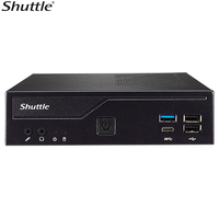 Shuttle DH610 Slim Mini PC 1L Barebone-Intel 12th Gen , 2xDDR4, 2.5' HDD/SSD bay, 2xLAN (1G & 2.5G), 2xRS232(RS422/485), HDMI, 2xDP, 120W, Vesa M