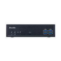 Shuttle DL40N XPC fanless Mini PC 1.3L Barebone - Intel Twin Lake processorsN150 (4 Cores), DDR5, 8x USB, 2x 2.65W Adapter