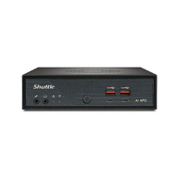 Shuttle AI XPC, Intel Meteor Lake Core Ultra 5 125H processor, 2x DDR5, 3x M.2 2280, 2x HDMI, 2x DP, 8x USB, 4x 2.5G LAN, 1x M.2 2230