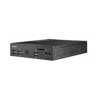 Shuttle DS20U7 Slim Mini PC 1L Barebone- Intel Core i7-10510U, Fan-less, 2x LAN, RS232/RS422/RS485, HDMI, DP, VGA, Vesa Mount, 65W adapter
