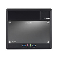 Shuttle SH610R4 XPC Cube 13L Barebone-Support Intel 13th/12th Gent, H610 chipset, 300 W,1xLAN, PCIEx 16, PCIEx 1, R4 chassis, 2x 3.5' HDD, 1x 5.25'