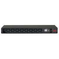 APC Rack PDU, Metered, 1U, 16A, 208/230V, (8) C13, Load capacity 3300 VA