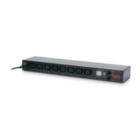 APC Netshelter Switched Rack PDU, 1U, 230V/10A C14 Cord Input, 8x IEC C13 Outlets