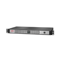 APC Smart-UPS 500VA/400W Line Interactive UPS, 1U RM, 230V/10A Input, 4x IEC C13 Outlets, Li-Ion Battery, W/ Network Card, Short