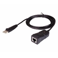 Aten USB to RJ-45 Serial (RS232) converter; Support Straight RJ45 Cable, 921.6 Kbps Data Transfer Rate; OS Compatibility: Windows, Mac, Linux