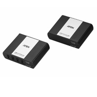 Aten USB 2.0 Cat 5 Extender with 4-Port Hub, ExtremeUSB feature supports transparent USB extension, extends up to 100m