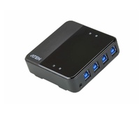 Aten Peripheral Switch 4x4 USB 3.1 Gen1, 4x PC, 4x USB 3.1 Gen1 Ports, Remote Port Selector, Plug and Play