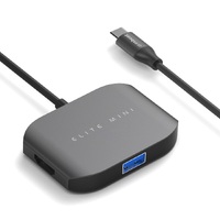 mbeat USB-C Multi-port Adapter (HDMI + USB 3.01 + USB 2.01) - Space Grey Aluminium Design